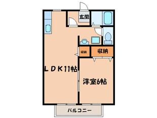 アンジュ岡崎南の物件間取画像